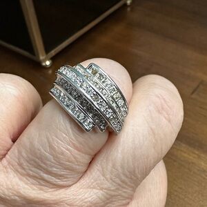 Lia Sophia Silver Tone Ring